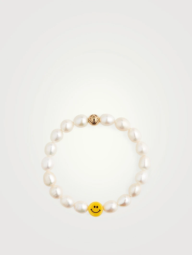 Pearl Smiley Bracelet
