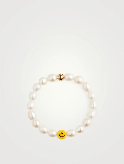 Pearl Smiley Bracelet