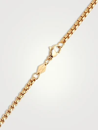 Square Red Agate Pendant Necklace