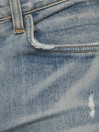 MX1 Neon Plaid Skinny-Fit Jeans