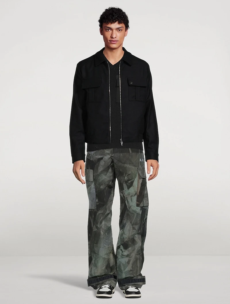 Crinkle Nylon Pant