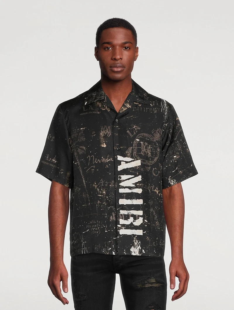 Army Stencil Camp Shirt