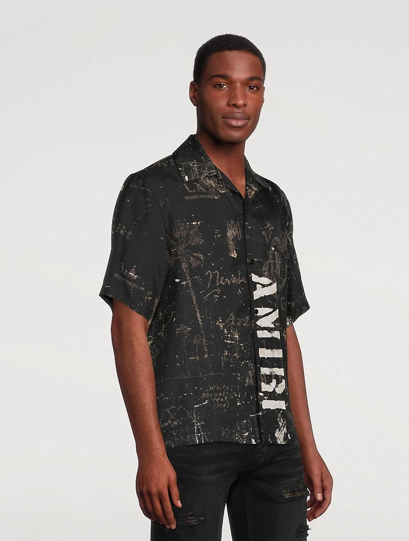 Army Stencil Camp Shirt
