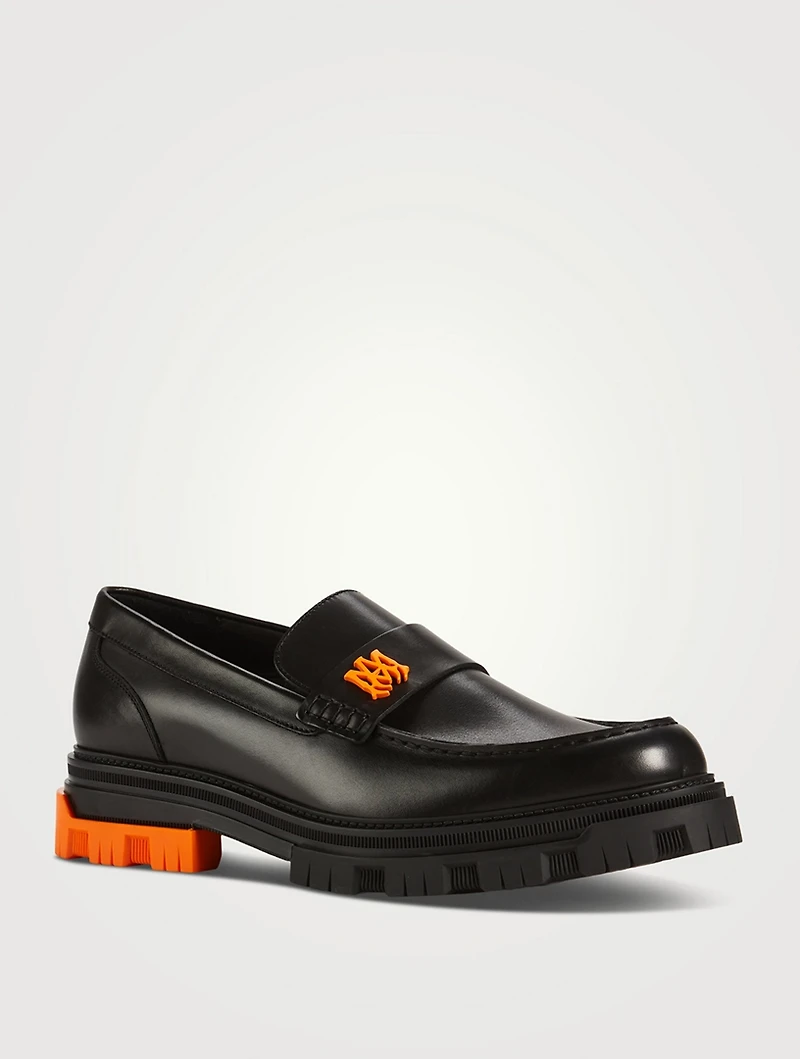 Military Leather Loafers