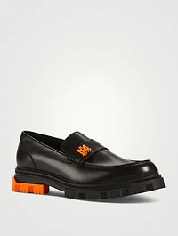 Military Leather Loafers