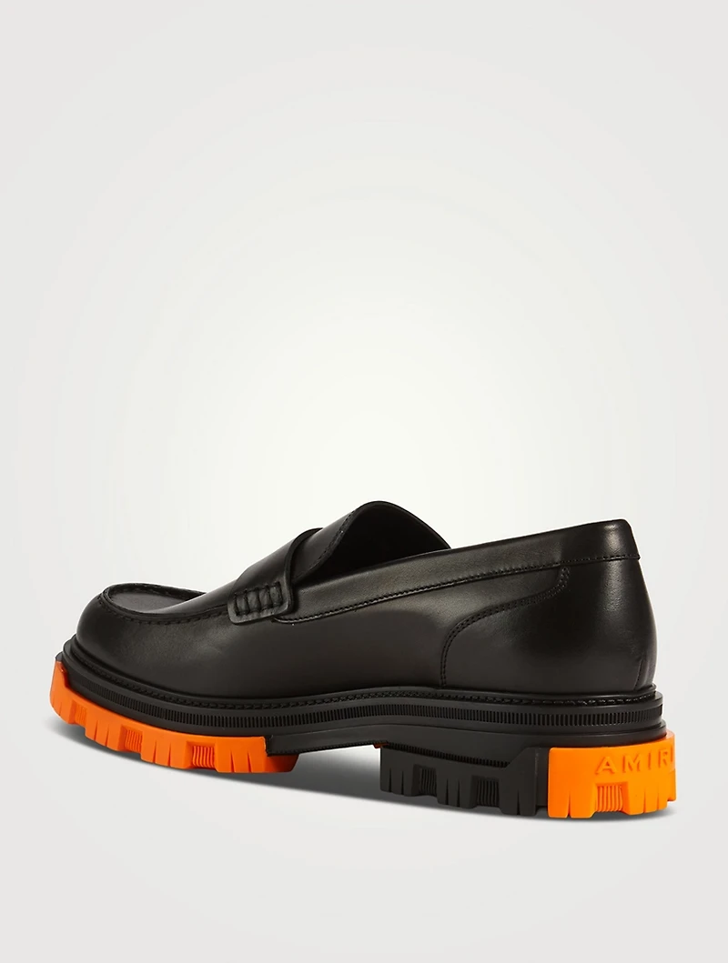 Military Leather Loafers