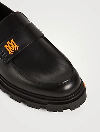 Military Leather Loafers