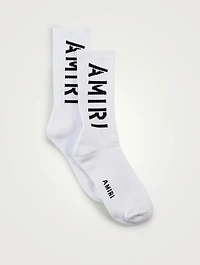 Stencil Logo Socks