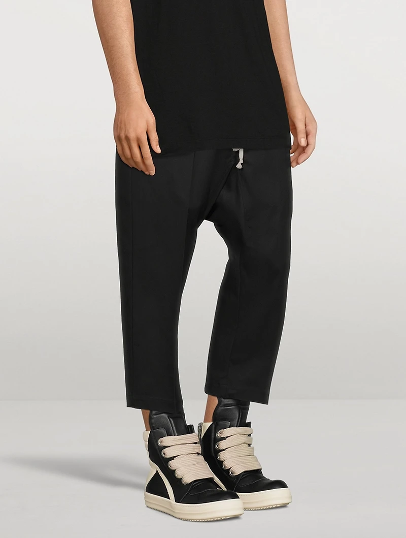 Drawstring Cropped Pants