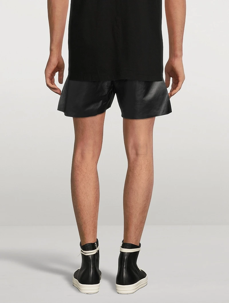 Strobe Penta Leather Boxer Shorts