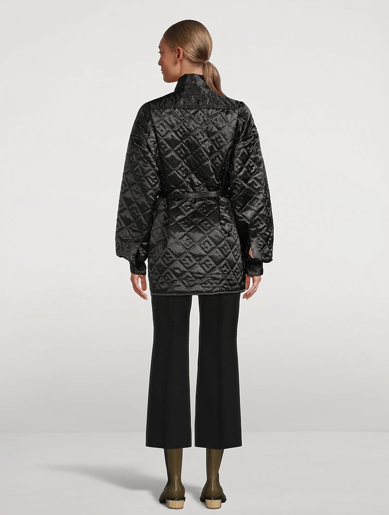 Quilted Satin Jacket