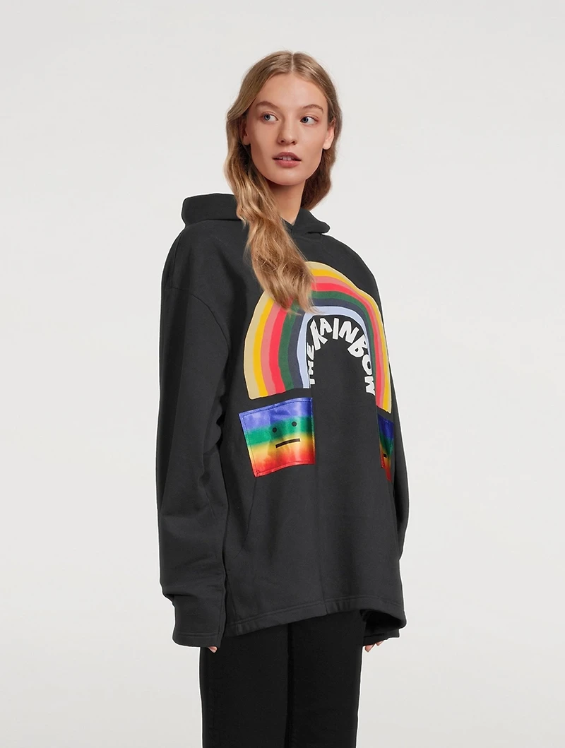 Hoodie Rainbow Print