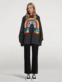 Hoodie Rainbow Print
