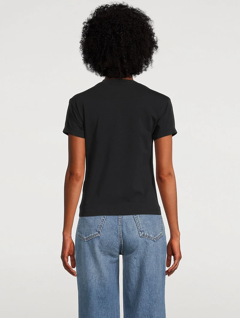 T-Shirt With Rainbow Patches