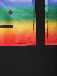 T-Shirt With Rainbow Patches