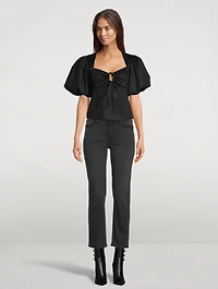 Le High Straight-Leg Jeans
