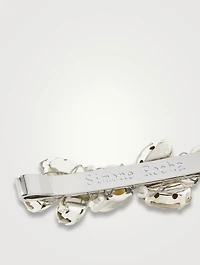 Mini Crystal And Faux Pearl Hair Clip