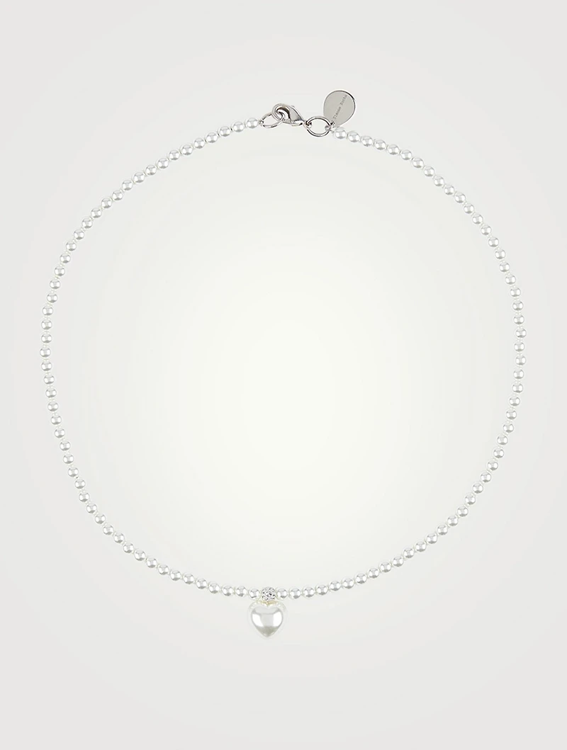 Pearl Heart Necklace