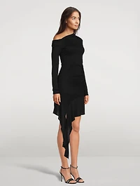 Draped Mini Dress