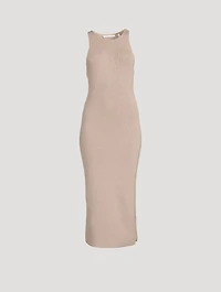 Ribbon Knit Midi Dress