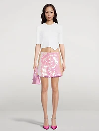 Sequin Mini Skirt