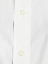 Cut-Out Poplin Shirt