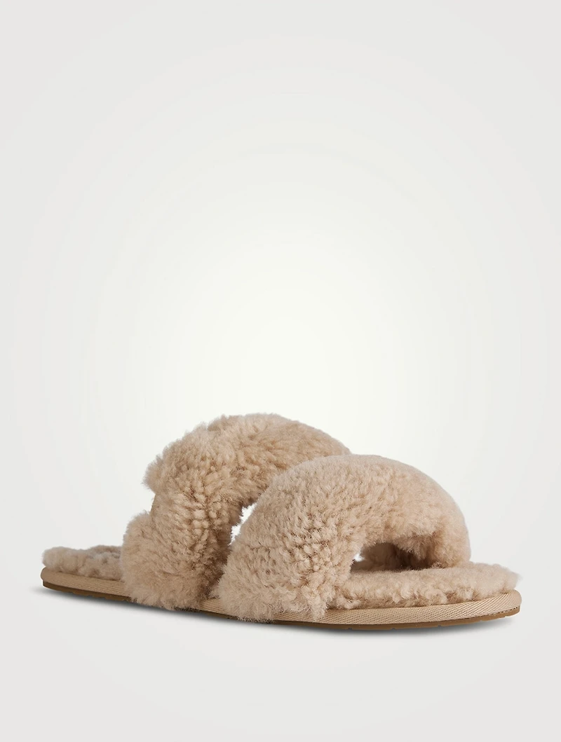 Maxi Scuffetta Shearling Slide Sandals