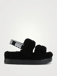 Oh Fluffita Sheepskin Slingback Slippers
