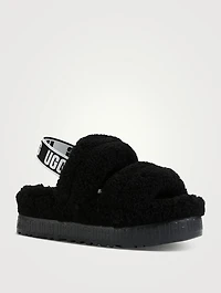 Oh Fluffita Sheepskin Slingback Slippers