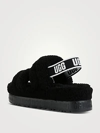 Oh Fluffita Sheepskin Slingback Slippers