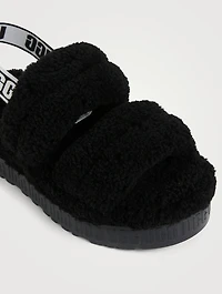 Oh Fluffita Sheepskin Slingback Slippers