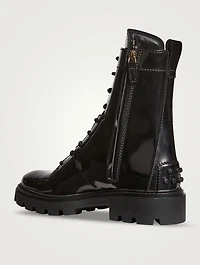 Leather Combat Boots