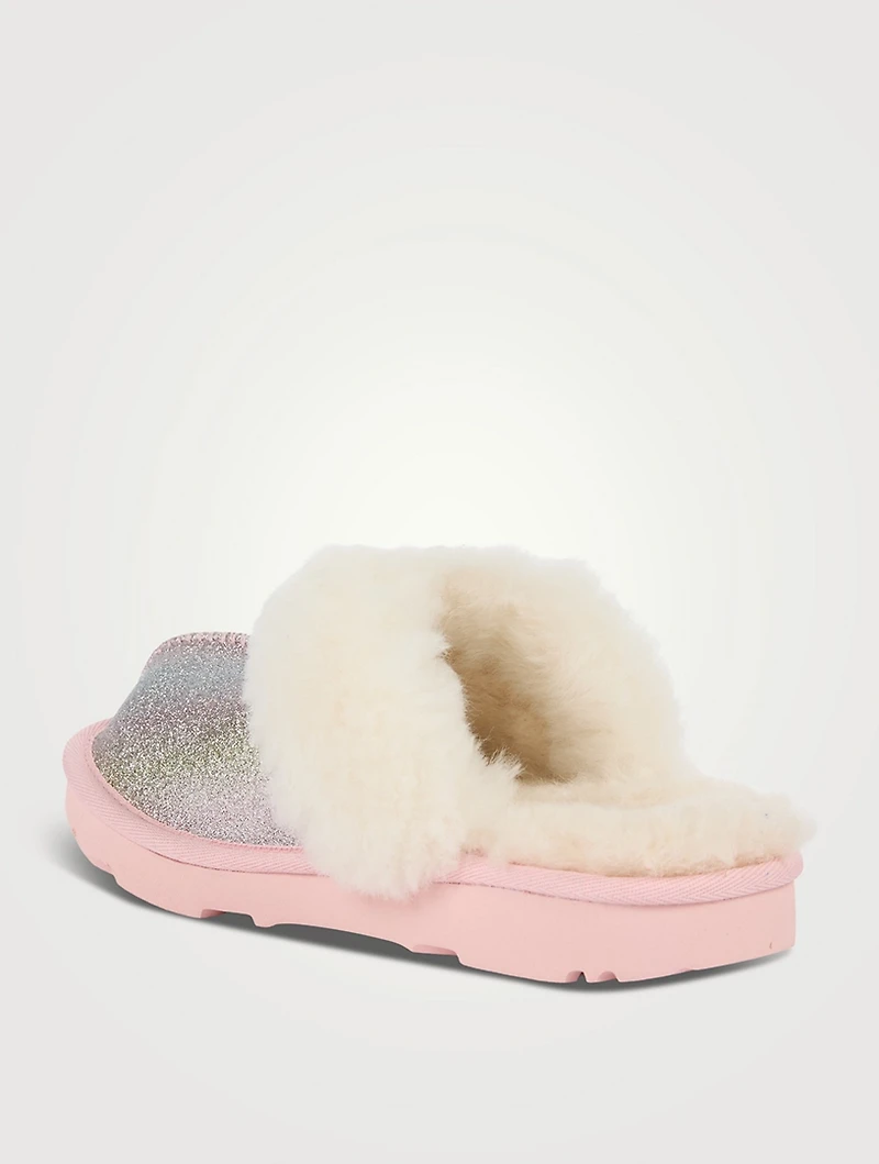Kids Cozy II Glitter Slippers
