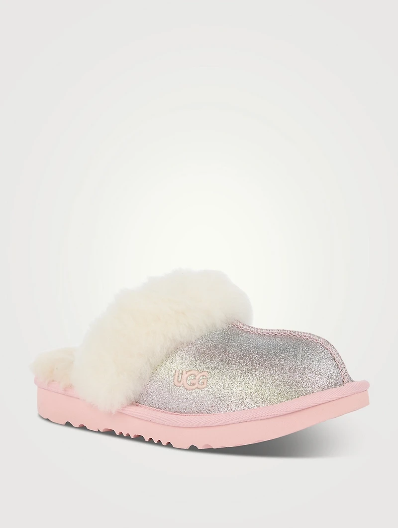Kids Cozy II Glitter Slippers