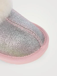 Kids Cozy II Glitter Slippers