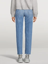 Study Hover High-Waisted Straight Jeans