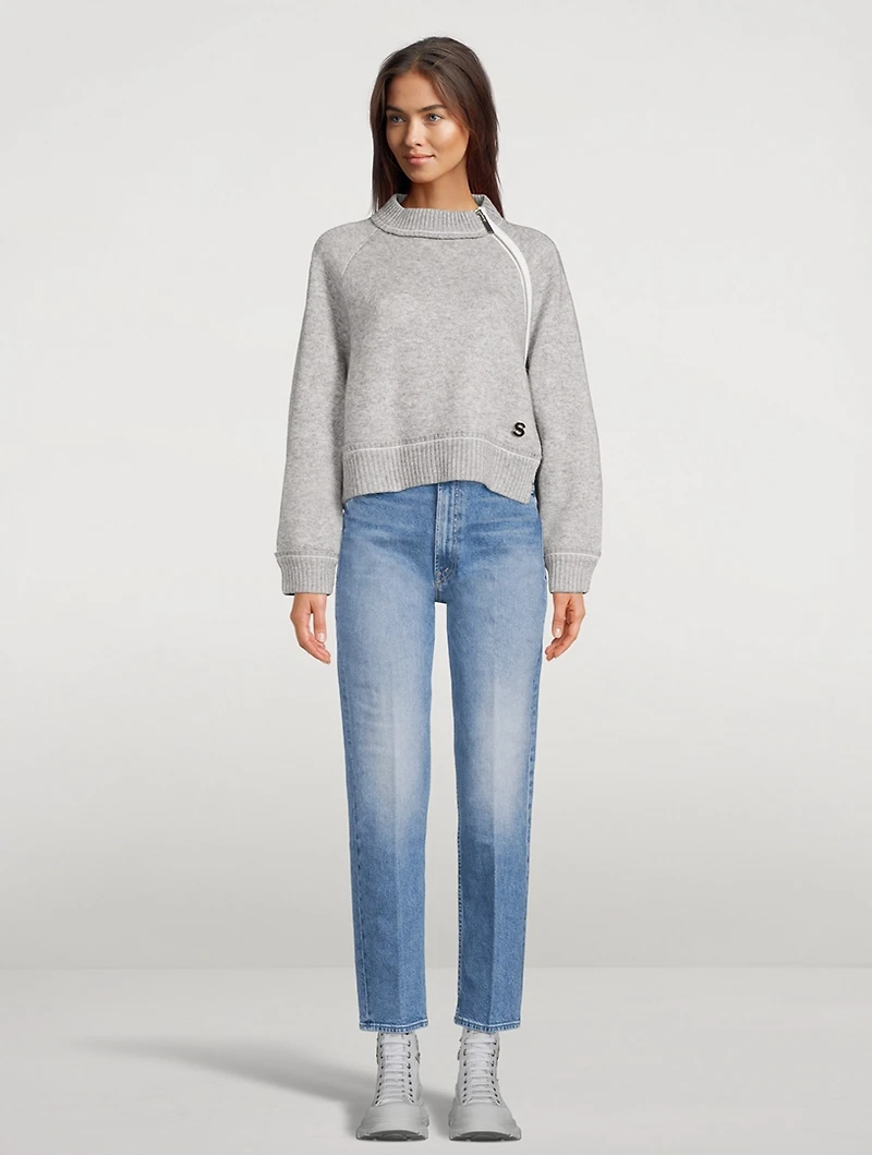 Study Hover High-Waisted Straight Jeans