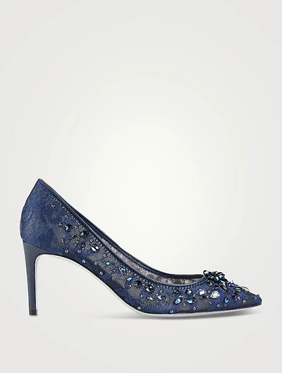 Cinderella Crystal Lace Pumps