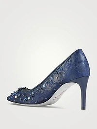 Cinderella Crystal Lace Pumps