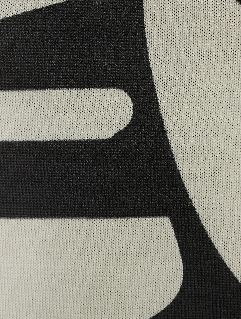 Intarsia Wool Sweater