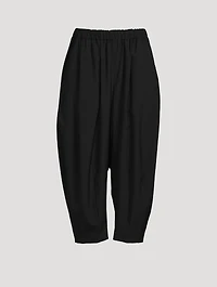 Tapered Wool Trousers
