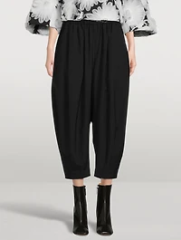 Tapered Wool Trousers