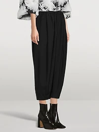Tapered Wool Trousers