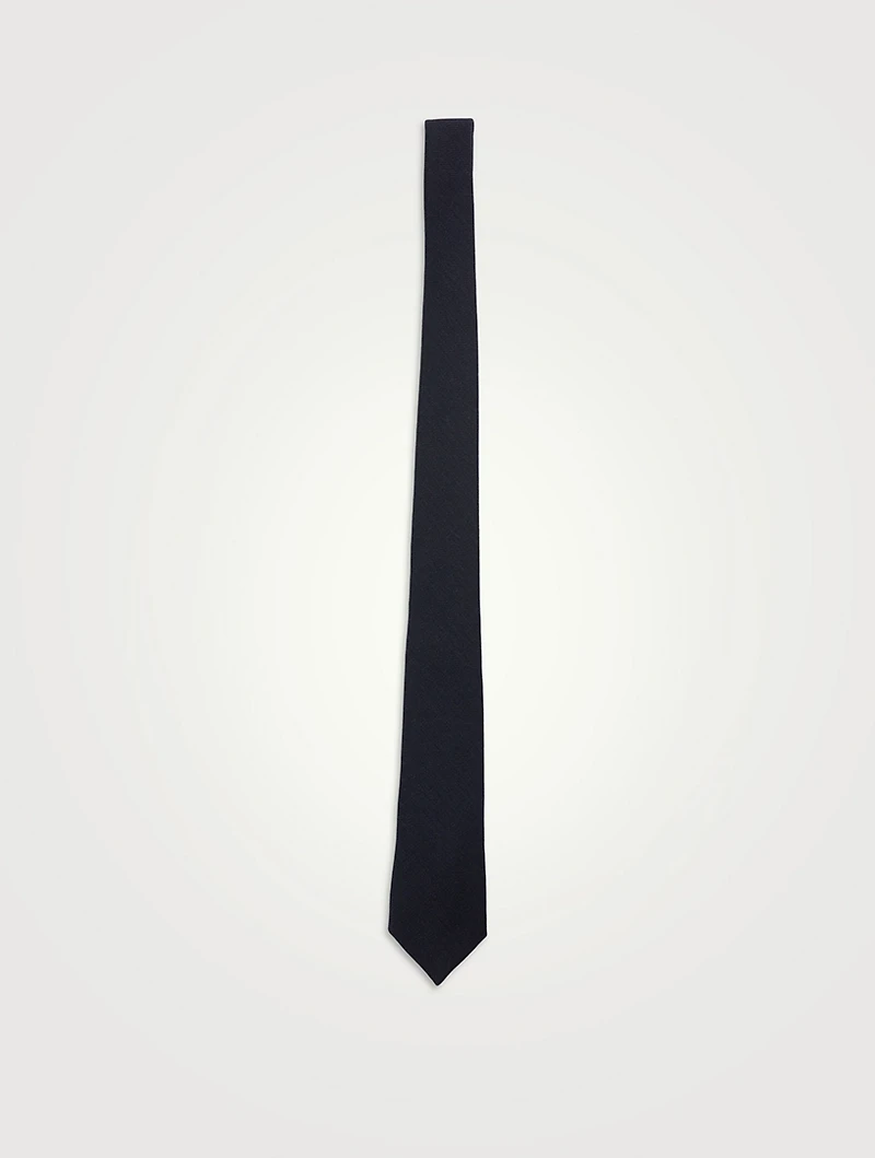 Wool Herringbone Tie