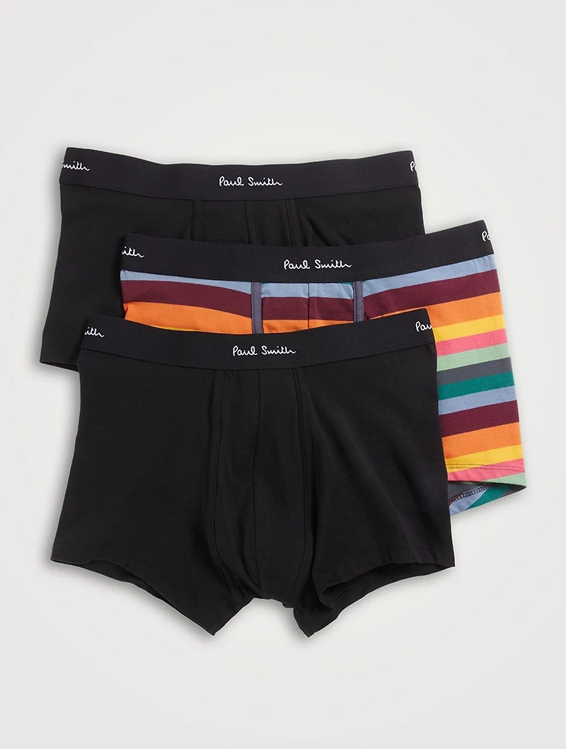 Three-Pack Striped Briefs