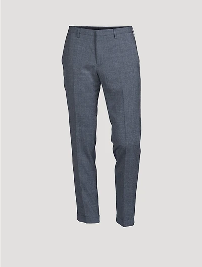 Wool Slim-Fit Pants