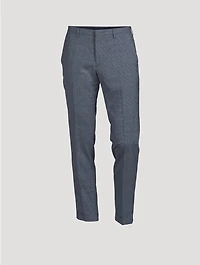 Wool Slim-Fit Pants