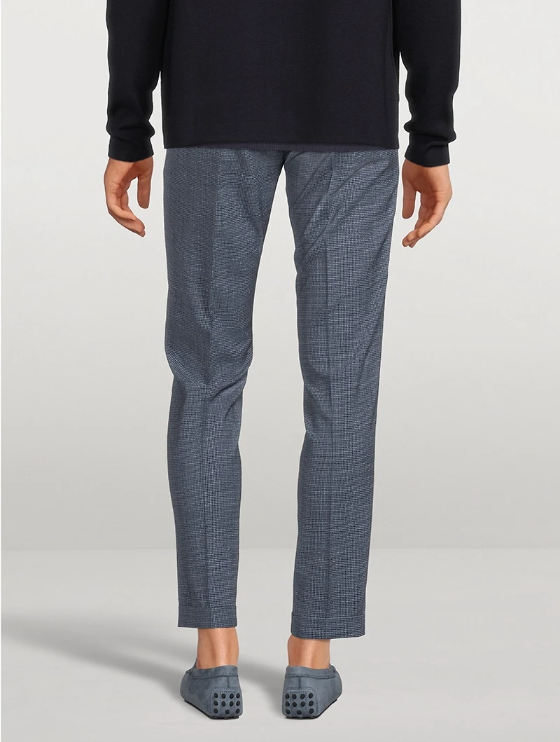Wool Slim-Fit Pants