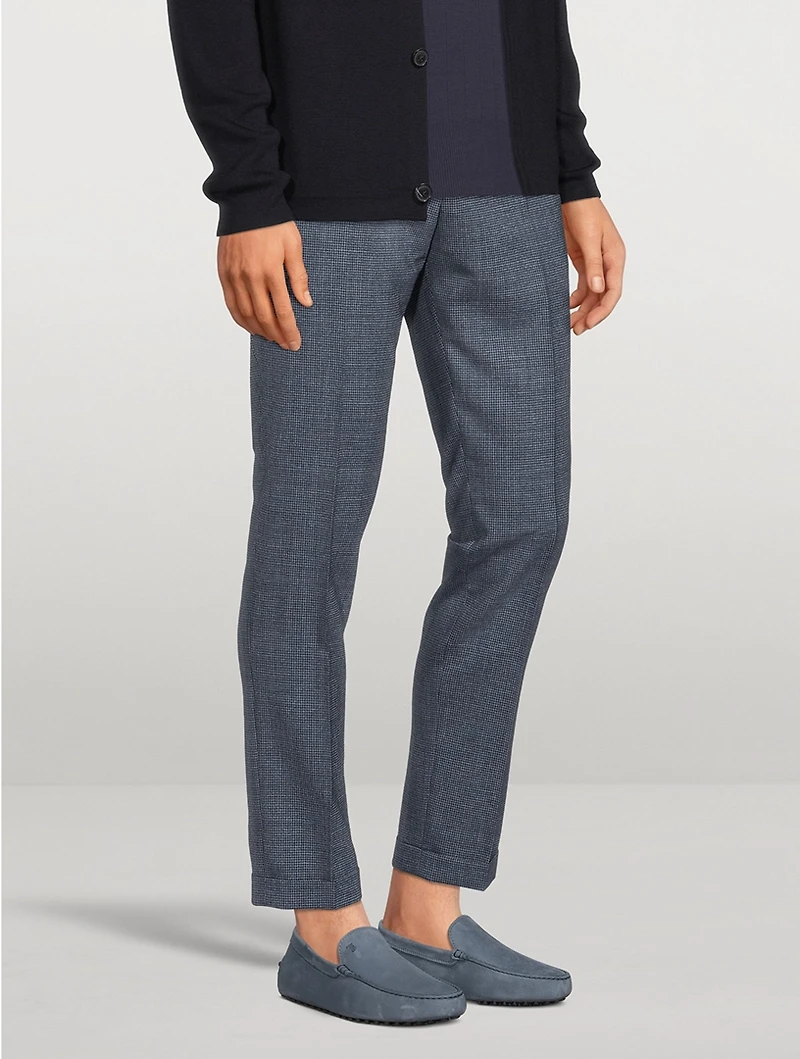 Wool Slim-Fit Pants