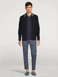 Wool Slim-Fit Pants